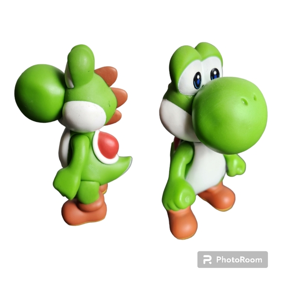 Nintendo 2007 Super Mario Yoshi Figure Collection Soft Vinyl Doll Mascot - Picture 2 of 6